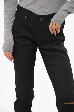 Jeans Slim Fit a Lavaggio Scuro 15cm