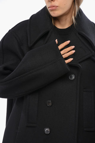 Peacoat Doppiopetto in Lana 