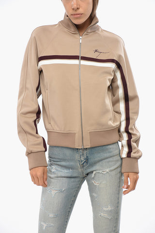 Contrasting Band Track Sweatshirt