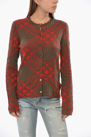 Cardigan In Misto Lana Bicolore