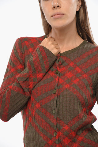 Cardigan In Misto Lana Bicolore