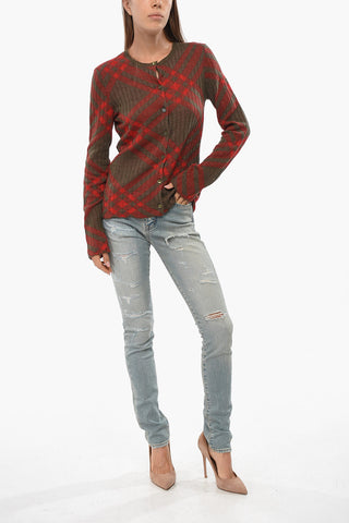 Cardigan In Misto Lana Bicolore