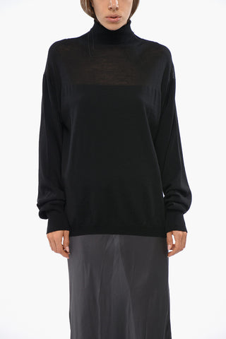 Merino Wool Turtleneck SHAVED Sweater