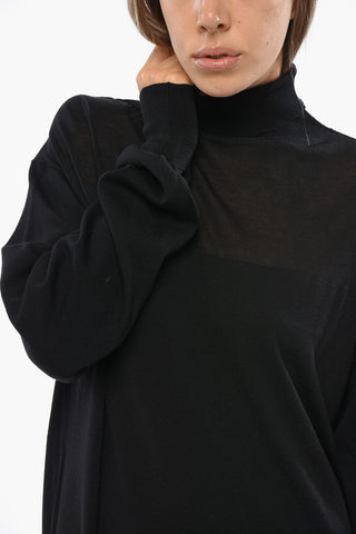 Merino Wool Turtleneck SHAVED Sweater