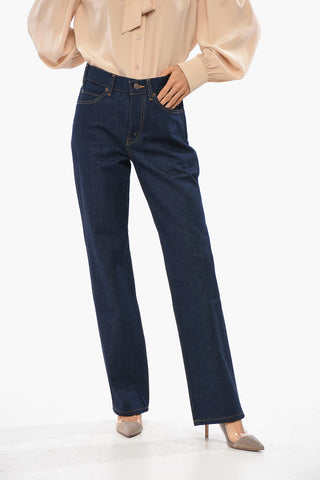 Jeans Regular Fit con Cuciture a Vista 20cm