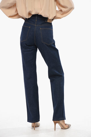 Jeans Regular Fit con Cuciture a Vista 20cm