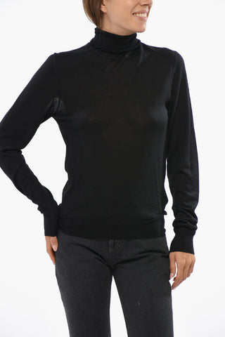 Lightweight Wool Turtleneck Sweater