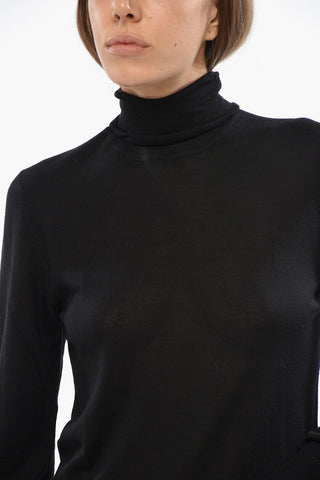 Lightweight Wool Turtleneck Sweater