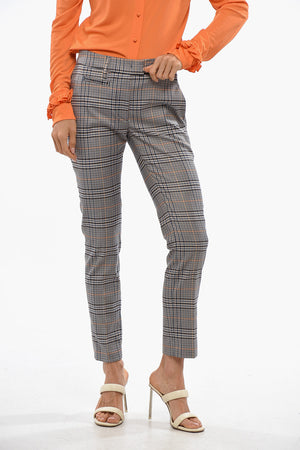 District Check Pants with Belt Loops