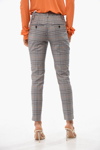 디스트릭트 체크 팬츠 벨트 고리