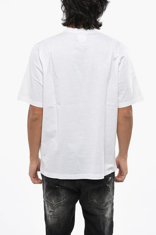 T-Shirt Girocollo D2 SHERPA con Logo in Applicazione