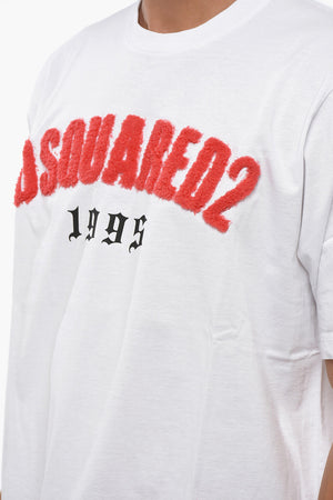 T-Shirt mit Rundhalsausschnitt D2 SHERPA mit Logo-Applikation