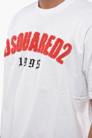 T-Shirt Girocollo D2 SHERPA con Logo in Applicazione
