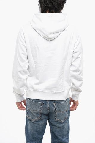 Brushed Cotton Hoodie with Oversized Pocket