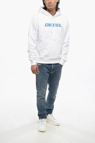 Brushed Cotton Hoodie with Oversized Pocket