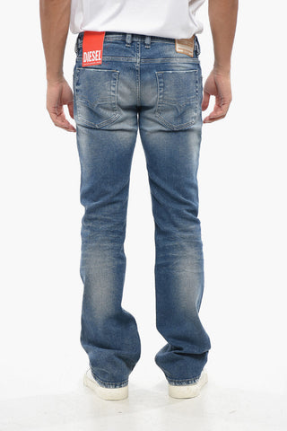 Jeans Straight Fit ZATINY aus Delavé-Denim 22cm