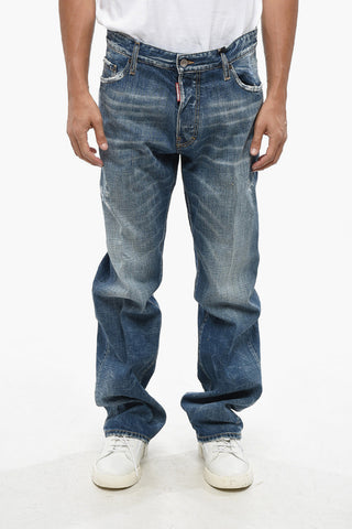Jeans ROADIE mit geradem Bein und Logoknöpfen 22cm