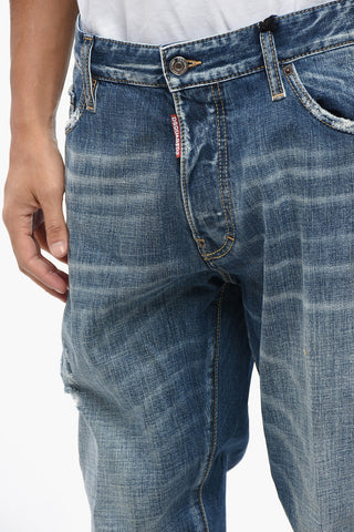 Jeans ROADIE mit geradem Bein und Logoknöpfen 22cm