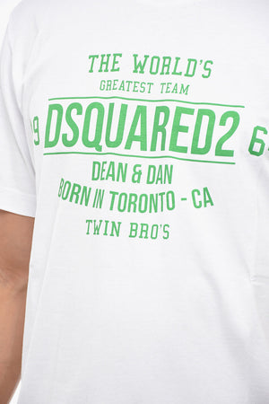 Baumwoll-T-Shirt GREATEST TEAM mit Druck