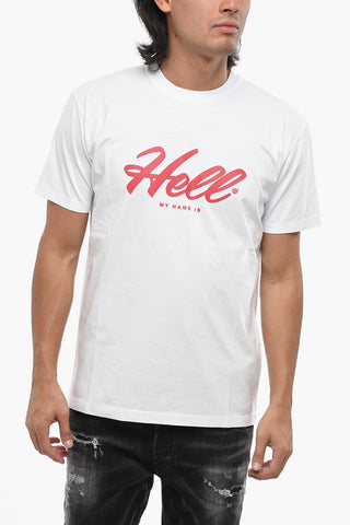 T-Shirt mit Rundhalsausschnitt HELL aus Baumwolle