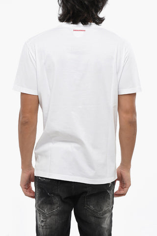 T-Shirt mit Rundhalsausschnitt HELL aus Baumwolle