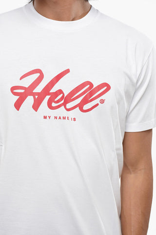 T-Shirt mit Rundhalsausschnitt HELL aus Baumwolle