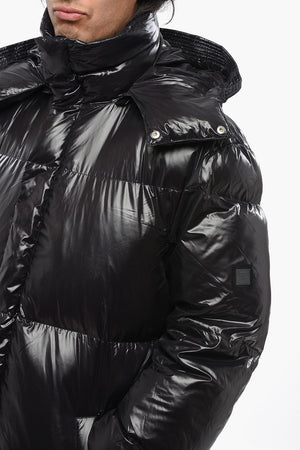 RED TAG Lange wattierte Jacke mit abnehmbarer Kapuze