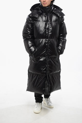 RED TAG Long Puffer Jacket with Removable Hood