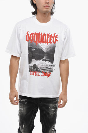 T-Shirt Loose Fit LAKE VIEW aus Baumwolle