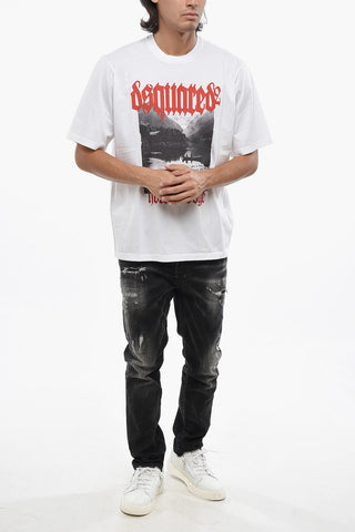 T-Shirt Loose Fit LAKE VIEW aus Baumwolle