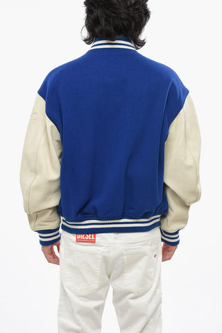 RED TAG Wool Bomber Jacket FRANZ with Snap Buttons