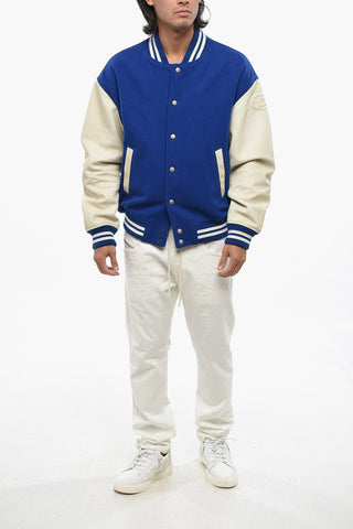 RED TAG Wool Bomber Jacket FRANZ with Snap Buttons