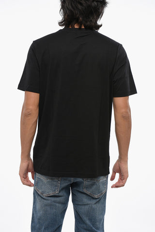 Crewneck T-Shirt T-JUST 5-1 Cotton Jersey with Printed Logo