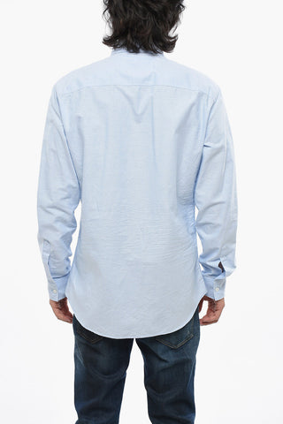Camicia Button-down HEADQUARTER in Cotone Hopsack