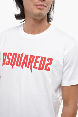 T-Shirt mit Rundhalsausschnitt COOL FIT mit aufgedrucktem Logo