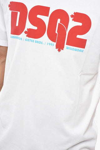 Rundhals-T-Shirt WILLOWDALE mit aufgedrucktem Logo