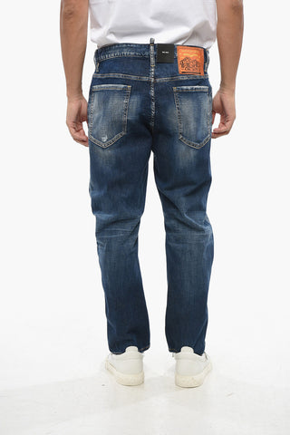 Jeans BRO aus Stretch-Denim mit Logopatch am Rücken 19cm