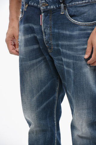 Jeans BRO aus Stretch-Denim mit Logopatch am Rücken 19cm