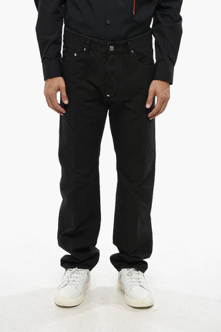ICON Straight Leg Jeans with Silver-Tone Buttons 20cm