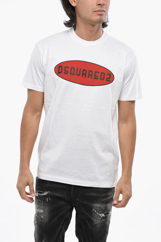 Crewneck Cotton T-Shirt HIGH VOLTAGE