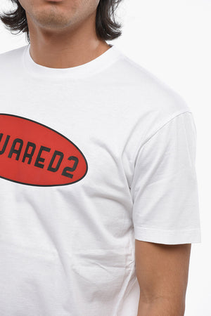 Rundhals-T-Shirt HIGH VOLTAGE aus Baumwolle