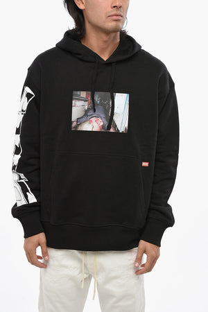 RED TAG Kapuzensweatshirt MACS aus gebürsteter Baumwolle mit Print