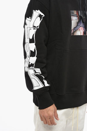 RED TAG Kapuzensweatshirt MACS aus gebürsteter Baumwolle mit Print