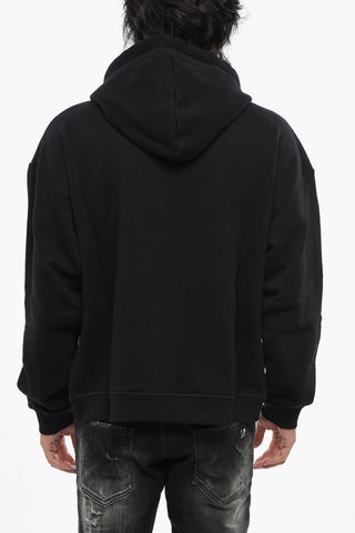 Felpa Hoodie Full Zip REBEAUTIFY in Cotone
