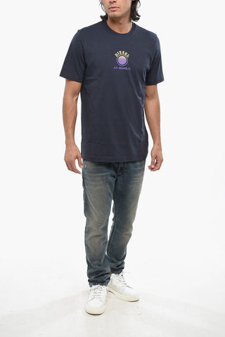 Crewneck T-Shirt T-JUST 5-1 Cotton Jersey with Printed Logo