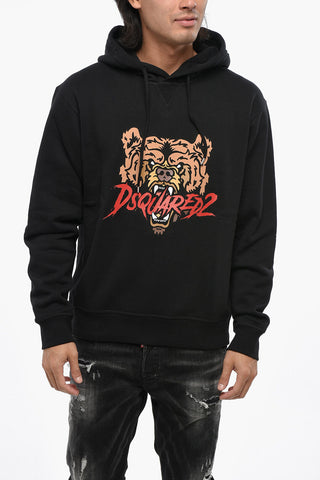 Cotton Fleece Hoodie ANGRY BEAR