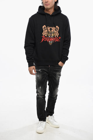Cotton Fleece Hoodie ANGRY BEAR