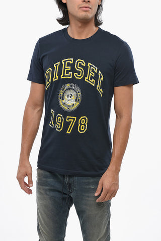 Rundhals-T-Shirt T-DIEGOR-D1 bedruckt