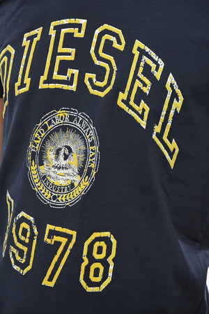 Rundhals-T-Shirt T-DIEGOR-D1 bedruckt