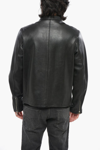 RED TAG Lederjacke METAL mit geprägtem Logo